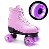 Nezylaf Light Up Roller Skate Wheels 8 Pack, 78A Hardness LED Skateboard Wheels with Premium ABEC-9 Bearings, Illuminating Roller Skate Accessories for Outdoor Indoor Quad Skates view 3