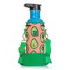 Made Easy Kit Neoprene Water Bottle Carrier Holder with Adjustable Shoulder Strap for Insulating & Carrying Water Container Canteen Flask Available in 5 Sizes (Green Pink Avocado, M (16oz-22oz)) view 1