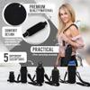 Made Easy Kit Neoprene Water Bottle Carrier Holder with Adjustable Shoulder Strap for Insulating & Carrying Water Container Canteen Flask Available in 5 Sizes (Green Pink Avocado, M (16oz-22oz)) view 2