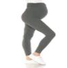 Leggings Depot Women's Maternity Leggings Over The Belly Pregnancy Casual Yoga Tights (Heather Charcoal, X-Large) view 1