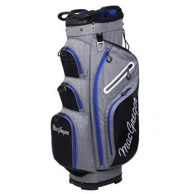 MacGregor Golf Mac 2.0 Heather Cart Bag with 14 Full Length Dividers Blue
