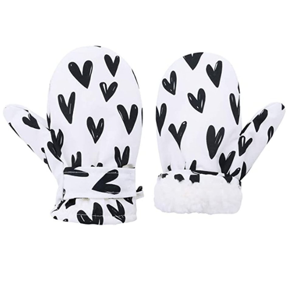 Toddler Winter Mittens Kids Snow Warm Gloves Cartoon Cute Ski Mittens Windproof Gloves for Girls Boys (A, 2-4 Years)