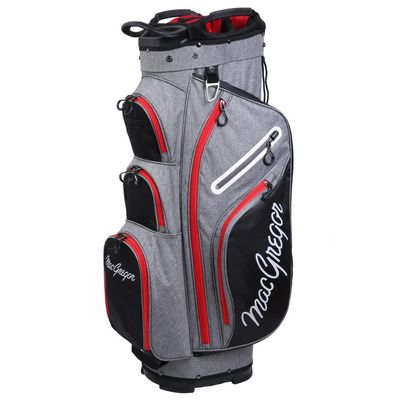 MacGregor Golf Mac 2.0 Heather Cart Bag with 14 Full Length Dividers Red