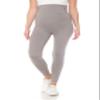 Leggings Depot Women's Maternity Leggings Over The Belly Pregnancy Casual Yoga Tights (Light Grey, Medium) view 2