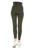 Leggings Depot Women's Maternity Leggings Over The Belly Pregnancy Casual Yoga Tights (Olive, X-Large) view 3