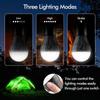 FLY2SKY Portable LED Tent Lamp Emergency Lights with Hook, Hurricane Bulb Lantern Equipment for Camping, Hiking, Backpacking, Fishing Outage, Multicolor, 4 Pack view 3