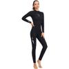 WYYHAA Womens Wetsuit 3mm, Long Sleeve Neoprene Wet Suits Full Length Full Body Diving Suit Back Zip for Surfing Snorkeling Scuba,A,L view 2