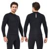 2MM Neoprene Two Piece Wetsuit, Neoprene Surfing Bodyboarding Diving Suit for Men Women Snorkeling Scuba Diving,Men,XL view 3