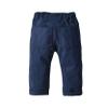 Yartina Toddler Baby Boys Jogger Pants Pull On Cargo Dungarees Drawstring Sweatpants with Pockets Casual Wear Navy Blue 9-12 Months view 2