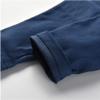 Yartina Toddler Baby Boys Jogger Pants Pull On Cargo Dungarees Drawstring Sweatpants with Pockets Casual Wear Navy Blue 9-12 Months view 3