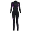 WYYHAA Womens Wetsuit 3mm, Long Sleeve Neoprene Wet Suits Full Length Full Body Diving Suit Back Zip for Surfing Snorkeling Scuba,B,3XL view 1