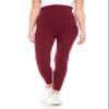 Leggings Depot Women's Maternity Leggings Over The Belly Pregnancy Casual Yoga Tights (Burgundy, X-Large) view 2