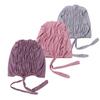 3 Pieces Muslim Inner Under Hijab Cap with Elastic Ties Back Islamic Jersey Turban Under Scarf Bonnet Hat Chemo Cap Headscarf (Rose+Yellow+Khaki) view 1