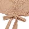 3 Pieces Muslim Inner Under Hijab Cap with Elastic Ties Back Islamic Jersey Turban Under Scarf Bonnet Hat Chemo Cap Headscarf (Rose+Yellow+Khaki) view 3
