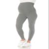 Leggings Depot Women's Maternity Leggings Over The Belly Pregnancy Casual Yoga Tights (Heather Grey, X-Large) view 4