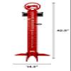 SWEN Products RED Tractor Steel Metal Lawn Scoreboard view 2