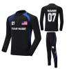 Custom Training ToCustom Training Top Personalized Soccer Jersey Long Sleeve with any Name Team Number Logop Personalized Soccer Jersey Long Sleeve with Name Team Number Logo view 1