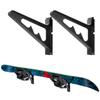 Poskad Snowboard Wall Mount Rack Display Wall Holder,Adjustable Storage Layers Space Saving Design,Home and Garage SKi Board Storage. (1 Set) view 1