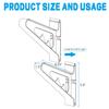 Poskad Snowboard Wall Mount Rack Display Wall Holder,Adjustable Storage Layers Space Saving Design,Home and Garage SKi Board Storage. (1 Set) view 4