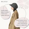 CHARM Womens Newsboy Winter Hat - Organic Cotton Bonnet Visor Casquette Chemo Cap Gray view 4