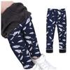 Girl Winter Thick Warm Pant Kids Pants Plus Velvet Leggings Baby Warm Trousers Children Clothing Infant Slim Pants (Black, 3-4 Years) view 3