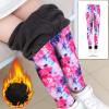Girl Winter Thick Warm Pant Kids Pants Plus Velvet Leggings Baby Warm Trousers Children Clothing Infant Slim Pants (Pink, 8-10 Years) view 2