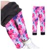 Girl Winter Thick Warm Pant Kids Pants Plus Velvet Leggings Baby Warm Trousers Children Clothing Infant Slim Pants (Pink, 8-10 Years) view 3