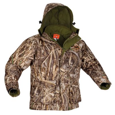 ArcticShield Men's Standard Tundra 3-in-1 Camo Hunting and Cold Weather Parka, Retain Heat-Retention Technology, Waterproof, Breathable, Realtree Max 7, Medium