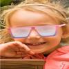 FEISEDY Kids Sunglasses, Flat Top Shield Square Sunglasses with Rimless Fashion Shades for Age 1-7, B4061 view 4