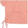 Speechless Girls' Faux Wrap Short Sleeve Tee, Coral, Large view 2