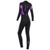 WYYHAA Womens Wetsuit 3mm, Long Sleeve Neoprene Wet Suits Full Length Full Body Diving Suit Back Zip for Surfing Snorkeling Scuba,B,XXL view 2