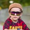 FEISEDY Kids Sunglasses, Flat Top Shield Square Sunglasses with Rimless Fashion Shades for Age 1-7, B4061 view 3