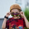 FEISEDY Kids Sunglasses, Flat Top Shield Square Sunglasses with Rimless Fashion Shades for Age 1-7, B4061 view 4