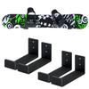 Poskad Snowboard Wall Rack,Ski Wall Mount Display, Home and Garage Snowboard Storage,Solid Aluminum Shelf Brackets. (2-Set) view 1