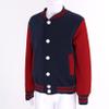 JanJean Kids Boys Varsity Jacket Letterman Jacket Baseball Jacket Long Sleeve Button Down Casual Outwear School Wear Navy Blue 7-8 Years view 3