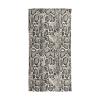 Snake Skin Brown Black Animal Skin Texture Woman Long Silk Scarf Soft Head Wrap Silk Shawl stole view 2