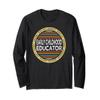 Early Childhood Educator Shirt Funny Profession Birthday Long Sleeve T-Shirt view 1