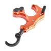 AMEYXGS Bow Release Archery Release Aids 3 or 4 Fingers Thumb Automatic Aluminum Trigger Caliper with D-Loop Rope for Compound Bow(Orange) view 4