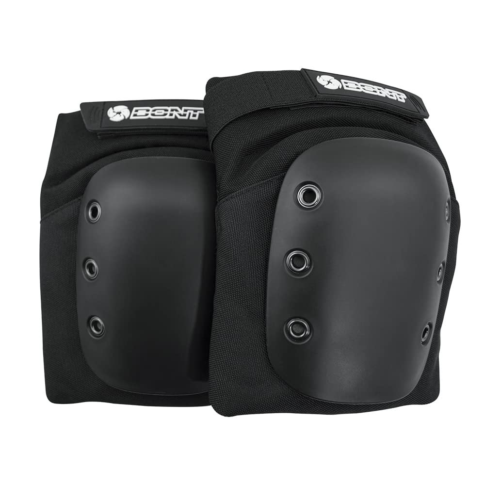 Bont Adult PRO Knee Skate Pads Protection for Inline skate, Roller Derby, Roller Skate, Park Skate, Ice Skate, Skateboard, Scooter (Small)