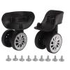 Alomejor Luggage Wheels,Smooth Rolling Suitcase casters Swivel for Business Travelers Vacation Family Trips view 2