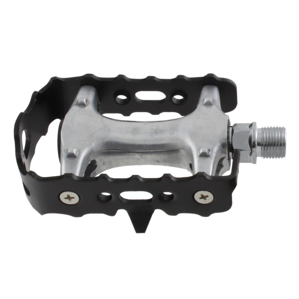 M-Wave Unisex_Adult Steady A4 Bicycle Pedals, Black, 64 x 94 mm