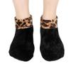 XGOPTS Womens Non Slip Grip Socks Leopard Print Soft Cozy Thick House Indoor Boot Sock Shoes Winter Thermal Fleece Slipper Socks view 3