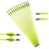 500 Spine Arrow 25 Inch Arrow Target Practice Arrow Hunting Arrow Carbon Arrows Compound Bow Recurve Bow Adult Youth Archery Indoor Outdoor Shooting Field Tip 24pc view 3