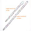 HOLLOSPORT 2 Pack Beaded Face Mask Lanyard with 4 Eyeglass Chain Ends for Women and Girls, Eye Glasses Accessory Holder Necklace Strap Around Neck for Adults view 2