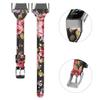 Leather Wrist for Fitbit Charge 5,Women Men Sport Leather Watch Strap Replacement Wristband Adjustable 5.5-8.0 inch Wrist Compatible for Fitbit Charge 5 - Pink+Black view 3