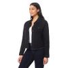Angels Forever Young Women's Signature Denim Jacket, Black, Small view 3