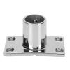 90 Degree Rectangle Bases Boat Marine Hand Rail Fittings Tube Stainless Steel 1in for Ship view 1