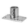 90 Degree Rectangle Bases Boat Marine Hand Rail Fittings Tube Stainless Steel 1in for Ship view 2