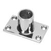 90 Degree Rectangle Bases Boat Marine Hand Rail Fittings Tube Stainless Steel 1in for Ship view 4