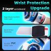 Sportout Kids Goalkeeper Gloves, Soccer Goalie Gloves with Double Wrist Protection and Non-Slip Wear Resistant Latex Material to Prevent Injuries view 4